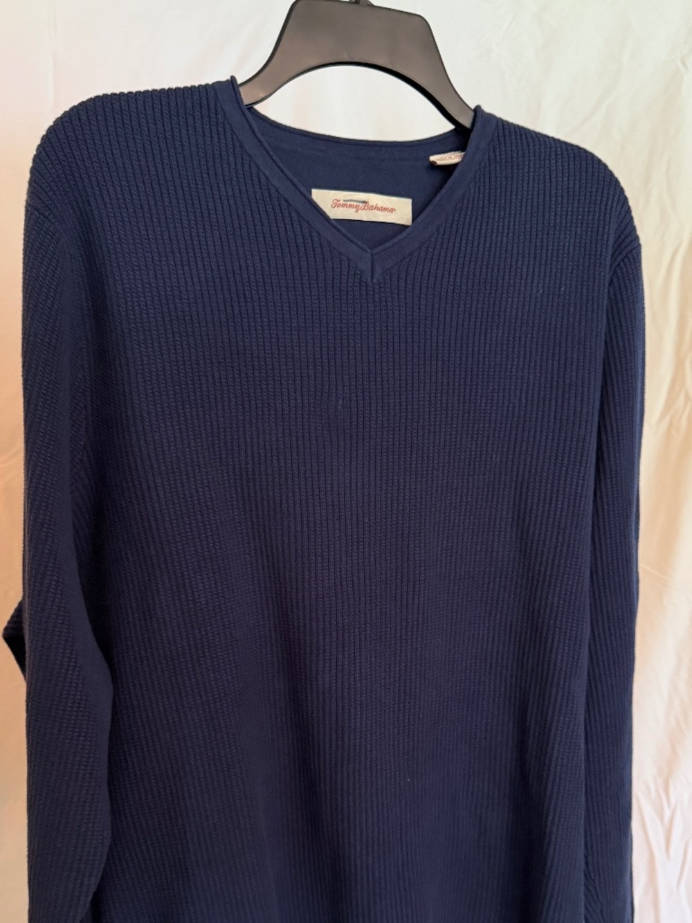 Two Tommy Bahama Cotton Sweaters